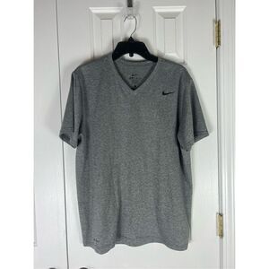 Nike Mens Grey Dri Fit Shirt Size L